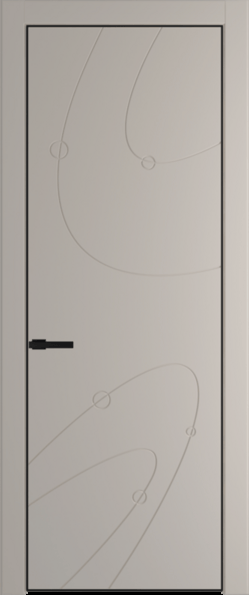 Межкомнатная дверь Profil Doors 5 PA Черный матовый Сэнд