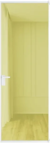Алюминиевая дверь Profil Doors 1AT Вайт Золото шпион