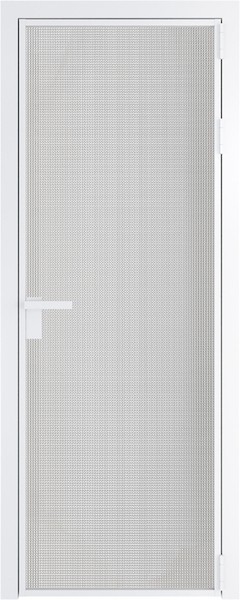 Алюминиевая дверь Profil Doors 1 AG Вайт Кризет
