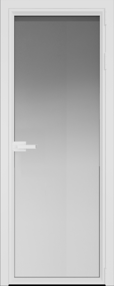 1AV Белый матовый RAL9003 стекло Матовое