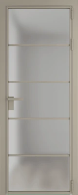 Алюминиевая дверь Profil Doors 14 AG Никель матовый Матовое