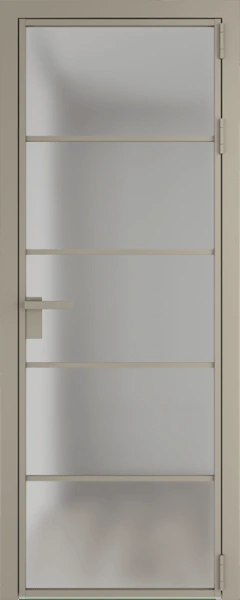 Алюминиевая дверь Profil Doors 14 AG Никель матовый Матовое