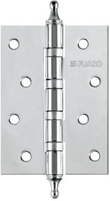 Петля Fuaro (Фуаро) универсальная IN4400UA-BL CP (4BB/A/BL 100x75x2,5) хром БЛИСТЕР