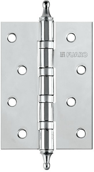 Петля Fuaro (Фуаро) универсальная IN4400UA-BL CP (4BB/A/BL 100x75x2,5) хром БЛИСТЕР
