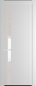 Межкомнатная дверь Profil Doors 1.2 P Lacobel Перламутровый лак Крем Вайт (RAL 120-02)