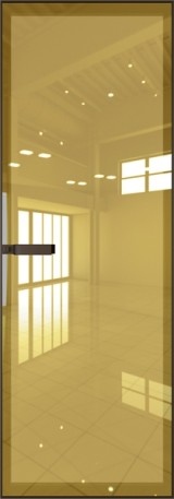 Алюминиевая дверь Profil Doors 1AGN Деорэ Золото шпион