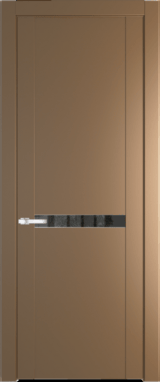 Межкомнатная дверь Profil Doors 1.4 P Зеркало серое Перламутр золото