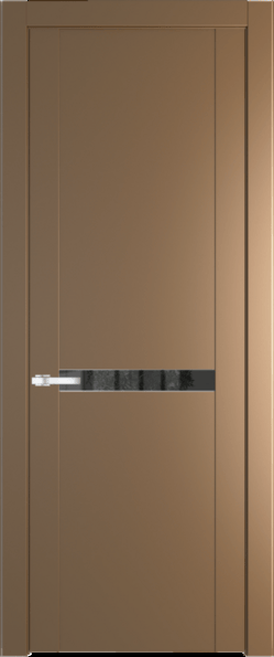 Межкомнатная дверь Profil Doors 1.4 P Зеркало серое Перламутр золото