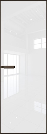 Алюминиевая дверь Profil Doors 1AGN Деорэ Белый лак