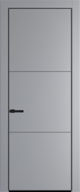 Межкомнатная дверь Profil Doors 13 PE Смоки (RAL 870-02) Черный матовый RAL9005