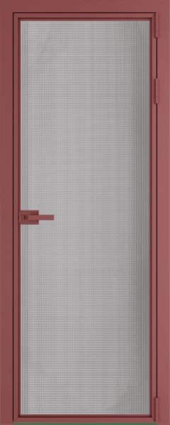 Алюминиевая дверь Profil Doors Orange 1AX.O Кризет Красный антрацит