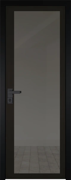 Алюминиевая дверь Profil Doors 2 AGK Тонированное Чёрный