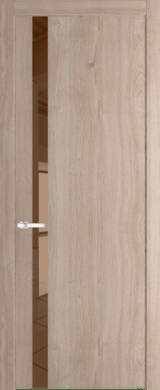 Межкомнатная дверь Profil Doors 18 NW Зеркало Bronza Дуб Сонома