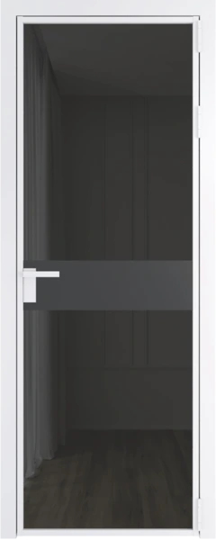 Алюминиевая дверь Profil Doors 6 AG Вайт Тонированное Каштан темный