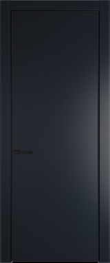 Межкомнатная дверь Profil Doors Orange 1 PE.O Нэви Блу (RAL 7016) Черный матовый RAL9005