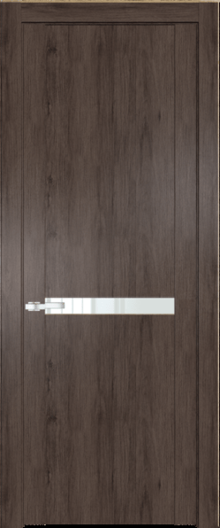 Межкомнатная дверь Profil Doors 1.4 N Lacobel Белый лак Дуб Тобакко