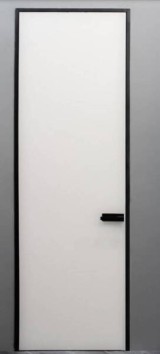 Скрытая дверь в коробе Slim Черная матовая
