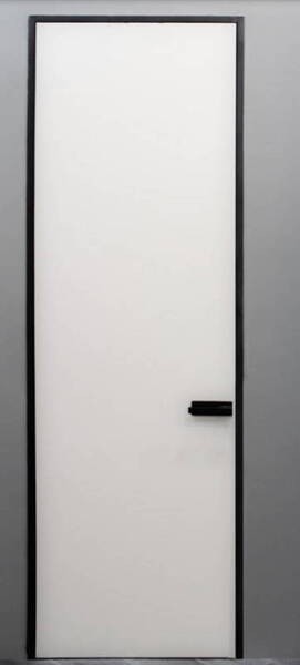 Скрытая дверь в коробе Slim Черная матовая