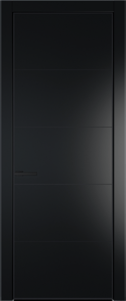 Межкомнатная дверь Profil Doors 15 PA Черный матовый RAL9005 Блэк