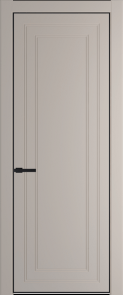 Межкомнатная дверь Profil Doors 26 PA Черный матовый Сэнд