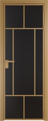 Алюминиевая дверь Profil Doors 10 AG Золото Монохром черный