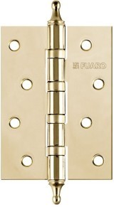 Петля Fuaro (Фуаро) универсальная IN4400UA-BL PB (4BB/A/BL 100x75x2,5) латунь БЛИСТЕР