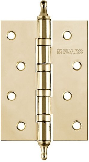Петля Fuaro (Фуаро) универсальная IN4400UA-BL PB (4BB/A/BL 100x75x2,5) латунь БЛИСТЕР