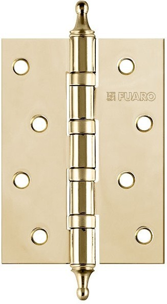 Петля Fuaro (Фуаро) универсальная IN4400UA-BL PB (4BB/A/BL 100x75x2,5) латунь БЛИСТЕР