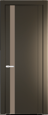 Межкомнатная дверь Profil Doors 1.2 P Монохром капучино Перламутр бронза