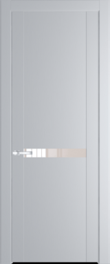 Межкомнатная дверь Profil Doors 1.4 P Lacobel Перламутровый лак Лайт Грей (RAL 870-01)