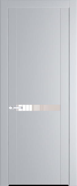 Межкомнатная дверь Profil Doors 1.4 P Lacobel Перламутровый лак Лайт Грей (RAL 870-01)