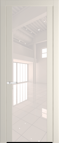 Межкомнатная дверь Profil Doors 1.7 P Lacobel Перламутровый лак Кремовая Магнолия (RAL 120-04)