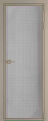 Алюминиевая дверь Profil Doors Orange 1AX.O Кризет Никель матовый