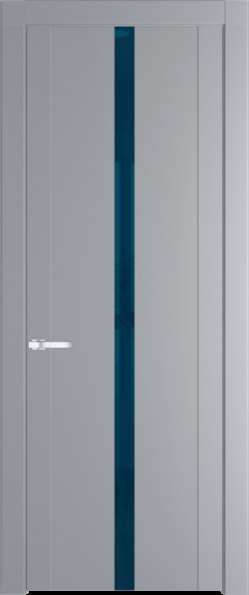 Межкомнатная дверь Profil Doors 1.8 P Зеркало синее Смоки (RAL 870-02)