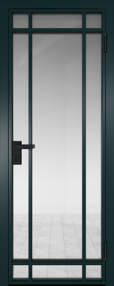 5AG Зеленый матовый RAL6004 стекло Прозрачное