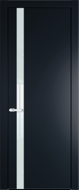 Межкомнатная дверь Profil Doors 18 PW Lacobel Белый лак Нэви Блу (RAL 7016)