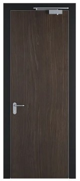 Противопожарная дверь Profil Doors PT 1 шпон Медь Натуральный шпон ESPRESSO 1386M