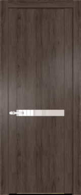 Межкомнатная дверь Profil Doors 1.4 N Lacobel Перламутровый лак Дуб Тобакко