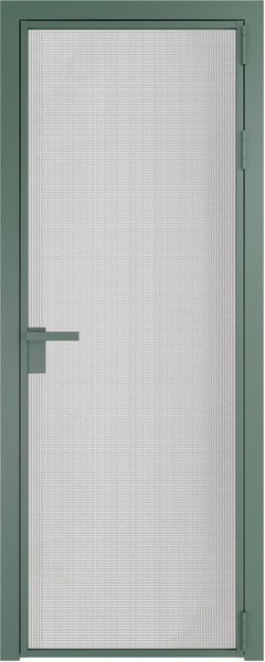 Алюминиевая дверь Profil Doors 1 AG Зеленый воск Кризет