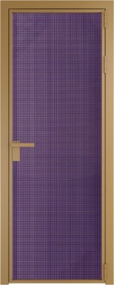 Алюминиевая дверь Profil Doors 1 AG Золото Кризет Фиолетовый