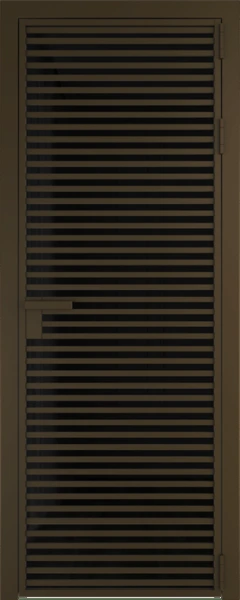 Алюминиевая дверь Profil Doors 12 AG Деорэ Черный триплекс