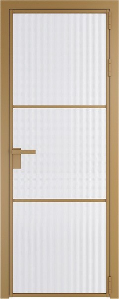 Алюминиевая дверь Profil Doors 13 AG Золото Мору белое