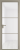 Алюминиевая дверь Profil Doors 13 AG Никель матовый Белый триплекс