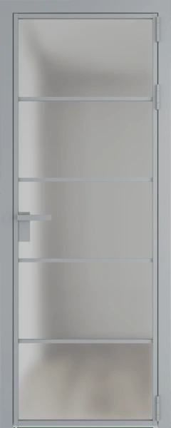 Алюминиевая дверь Profil Doors 14 AG Серебро Матовое