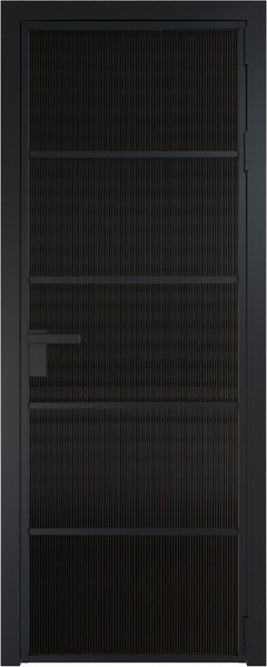 Алюминиевая дверь Profil Doors 14 AG Черный матовый Мору черное
