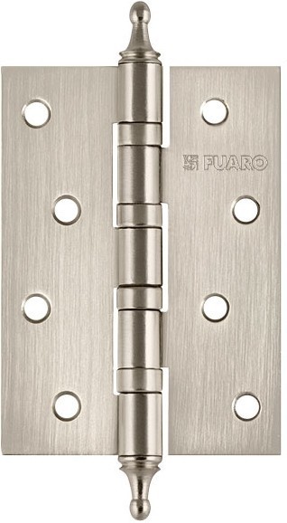 Петля Fuaro (Фуаро) универсальная IN4400UA-BL SN (4BB/A/BL 100x75x2,5) мат. никель БЛИСТЕР