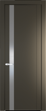 Межкомнатная дверь Profil Doors 1.2 P Монохром серебро (серебро матлак) Перламутр бронза