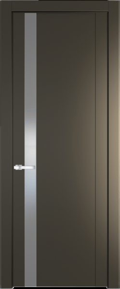 Межкомнатная дверь Profil Doors 1.2 P Монохром серебро (серебро матлак) Перламутр бронза