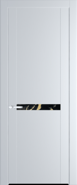 Межкомнатная дверь Profil Doors 1.4 P Нефи черный узор золото Вайт (RAL 110 96 02)