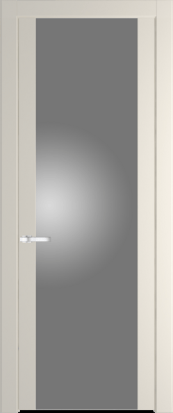 Межкомнатная дверь Profil Doors 1.7 P Lacobel Серебряный лак Кремовая Магнолия (RAL 120-04)